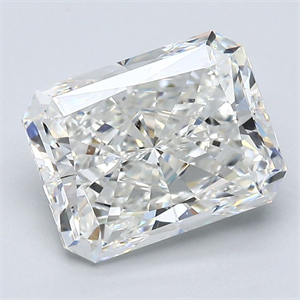 Picture of Natural Diamond 3.01 Carats, Radiant with  Cut, H Color, VS2 Clarity and Certified by GIA