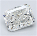 Diamante Natural 3.01 quilates, Radiante , Color H, claridad VS2 y certificado GIA