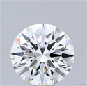 Lab Grown Diamond 2.54 Carats, Round with Ideal Cut, E Color, VVS1 Clarity and Certified by IGI