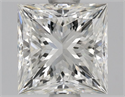 Natural Diamond 0.90 Carats, Princess with  Cut, H Color, VVS2 Clarity and Certified by GIA