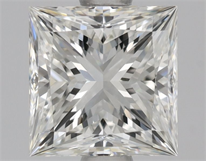 Foto Diamante Natural 0.90 quilates, Princesa , Color H, claridad VVS2 y certificado GIA de