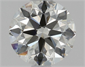 Natural Diamond 0.70 Carats, Round with Excellent Cut, K Color, VS2 Clarity and Certified by GIA