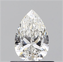 Natural Diamond 0.51 Carats, Pear with  Cut, F Color, SI2 Clarity and Certified by GIA