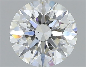 Foto Diamante Natural 0.61 quilates, Redondo , Color G, claridad SI1 y certificado GIA de