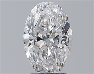 Picture of Natural Diamond 2.01 Carats, Oval with  Cut, D Color, SI2 Clarity and Certified by GIA