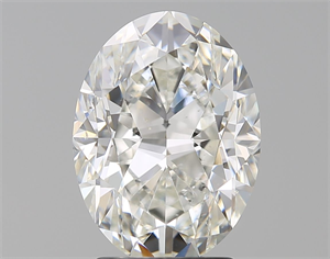 Foto Diamante Natural 3.01 quilates, Ovalado , Color H, claridad SI1 y certificado GIA de