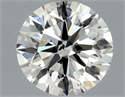Natural Diamond 0.87 Carats, Round with Excellent Cut, I Color, SI2 Clarity and Certified by GIA