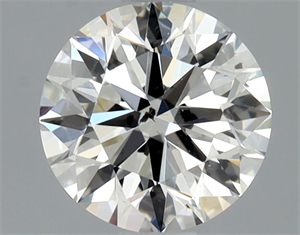 Picture of Natural Diamond 0.87 Carats, Round with Excellent Cut, I Color, SI2 Clarity and Certified by GIA