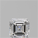 Diamante Natural 0.53 quilates, Asscher , Color F, claridad VVS2 y certificado GIA