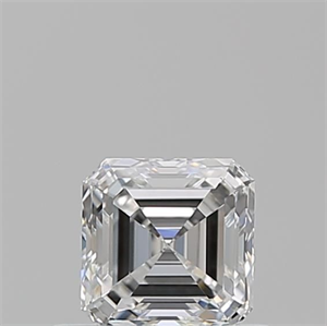 Foto Diamante Natural 0.53 quilates, Asscher , Color F, claridad VVS2 y certificado GIA de