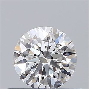 Picture of Natural Diamond 0.44 Carats, Round with Excellent Cut, D Color, VVS2 Clarity and Certified by GIA