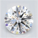 Lab Grown Diamond 0.95 Carats, Round with Ideal Cut, D Color, VVS1 Clarity and Certified by IGI
