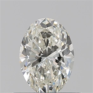 Picture of Natural Diamond 0.50 Carats, Oval with  Cut, K Color, VVS1 Clarity and Certified by GIA