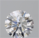 Natural Diamond 0.83 Carats, Round with Excellent Cut, F Color, VS1 Clarity and Certified by GIA