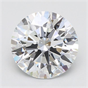 Del inventario de diamantes de laboratorio, 4.06 quilates, Redondo , Color F, claridad IF y certificado IGI