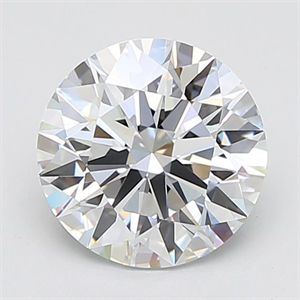 Picture of Lab Grown Diamond 4.06 Carats, Round with Ideal Cut, F Color, IF Clarity and Certified by IGI