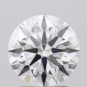 Picture of Lab Grown Diamond 1.78 Carats, Round with Excellent Cut, E Color, FL Clarity and Certified by GIA