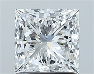 Foto Diamante Natural 1.20 quilates, Princesa , Color F, claridad VS1 y certificado GIA de