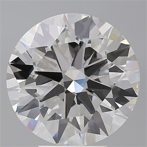 Picture of Lab Grown Diamond 5.54 Carats, Round with Ideal Cut, F Color, VVS2 Clarity and Certified by IGI