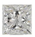 0.59 Carats, Princess Diamond with Ideal Cut, G Color, VS2 Clarity and Certified By CGL