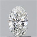 Natural Diamond 0.52 Carats, Oval with  Cut, G Color, VVS2 Clarity and Certified by GIA