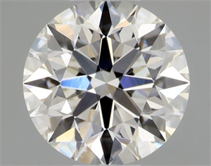 Foto Diamante Natural 0.43 quilates, Redondo , Color G, claridad IF y certificado GIA de