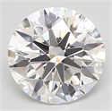 Natural Diamond 0.90 Carats, Round with Excellent Cut, F Color, VS2 Clarity and Certified by GIA