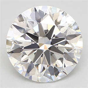 Picture of Natural Diamond 0.90 Carats, Round with Excellent Cut, F Color, VS2 Clarity and Certified by GIA