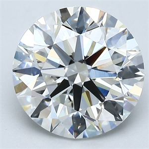 Foto Diamante Natural 2.70 quilates, Redondo , Color G, claridad VS2 y certificado GIA de