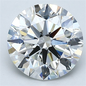 Foto Diamante Natural 2.70 quilates, Redondo , Color G, claridad VS2 y certificado GIA de