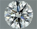 Natural Diamond 1.00 Carats, Round with Excellent Cut, J Color, IF Clarity and Certified by IGI