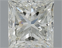 Natural Diamond 1.50 Carats, Princess with  Cut, I Color, VS1 Clarity and Certified by IGI