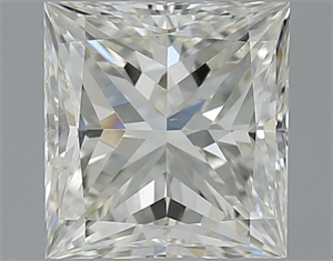 Picture of Natural Diamond 1.50 Carats, Princess with  Cut, I Color, VS1 Clarity and Certified by IGI