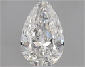 Diamante Natural 0.50 quilates, De pera , Color I, claridad VVS2 y certificado GIA