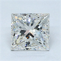 1.01 Carats, Princess Diamond with Very Good Cut F VS2 Certified by CGL