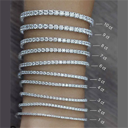 Picture of 1 carat tennis bracelet