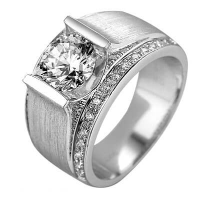 Mens engagement ring