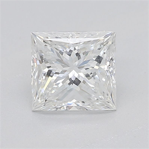 Foto Diamante Natural 0.70 quilates, Princesa , Color F, claridad VS1 y certificado GIA de