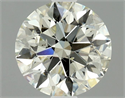 Natural Diamond 0.66 Carats, Round with Excellent Cut, M Color, SI2 Clarity and Certified by GIA