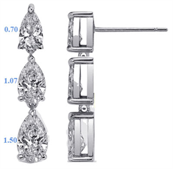 Foto Diamantes cultivados en laboratorio de peso total de 6,55 quilates F VS1+ de