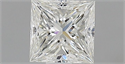 Natural Diamond 0.60 Carats, Princess with  Cut, I Color, VVS2 Clarity and Certified by GIA