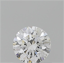 Diamante Natural 0.54 quilates, Redondo , Color F, claridad VVS2 y certificado GIA
