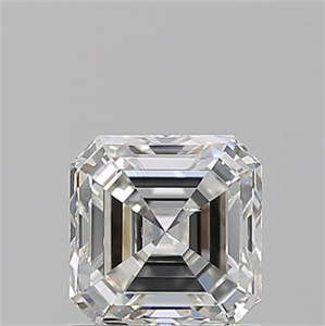 Foto Diamante Natural 1.01 quilates, Asscher , Color H, claridad SI1 y certificado GIA de