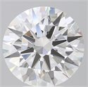 Lab Grown Diamond 5.60 Carats, Round with Ideal Cut, E Color, VVS2 Clarity and Certified by IGI