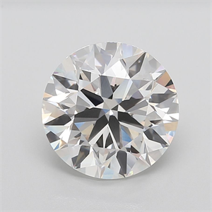 Picture of Lab Grown Diamond 8.09 Carats, Round with Ideal Cut, F Color, VVS2 Clarity and Certified by IGI