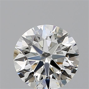 Picture of Natural Diamond 0.50 Carats, Round with Excellent Cut, I Color, IF Clarity and Certified by GIA