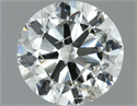 Natural Diamond 1.51 Carats, Round with Very Good Cut, J Color, I1 Clarity and Certified by IGI