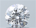 Diamante Natural 0.71 quilates, Redondo , Color D, claridad SI2 y certificado GIA