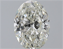 Natural Diamond 2.51 Carats, Oval with  Cut, I Color, SI2 Clarity and Certified by GIA