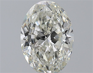 Picture of Natural Diamond 2.51 Carats, Oval with  Cut, I Color, SI2 Clarity and Certified by GIA